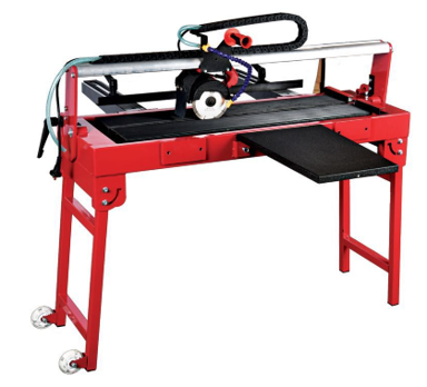 D-7-1000 HUDI Electric Manual Sliding Table Tile Cutter (c/w Diamond Cutter)